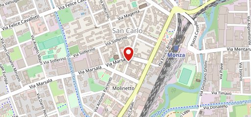 Monza Cafe sur la carte