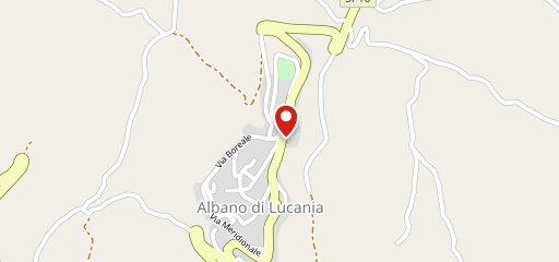 Mordi il Trancio Albano di Lucania sur la carte