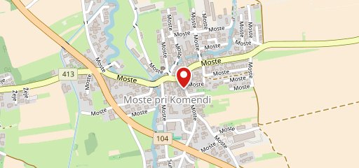 Moto Bar Moste, sur la carte