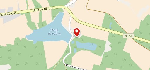 Moulin de Boiron sur la carte