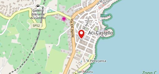 Gisira - Aci Castello sulla mappa