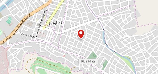 مطعم الضيافة Tataouine sur la carte