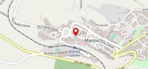 Mucca Pazza Marino sur la carte