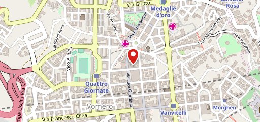 Murphy's Law Pub Napoli sur la carte