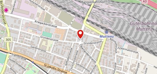 Muttenzer Pizza Kebap-Haus sur la carte