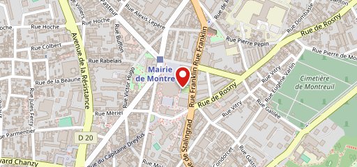 My French Diner Montreuil en el mapa