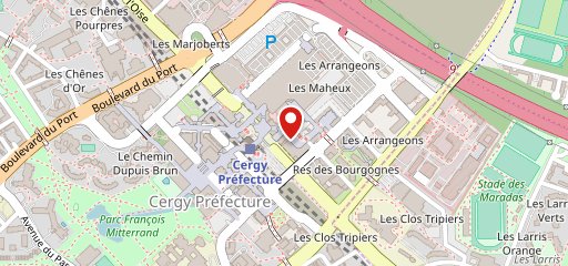 Nach! Cergy sur la carte