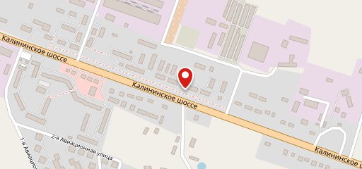 Nadezhda, kafe sur la carte