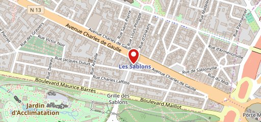 Naked Neuilly sur la carte