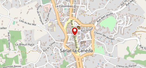 Le Namasté sarlat-la-Canéda sur la carte