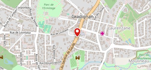 Nana gradignan sur la carte