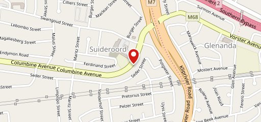 Nando's Columbine Square sur la carte