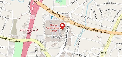 Nando's Menlyn Mall sur la carte