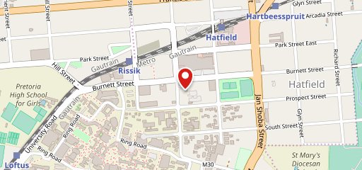 Nando's Hatfield sur la carte