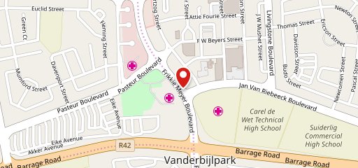 Nando's Vanderbijlpark Drive Thru sur la carte