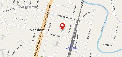 Nando's Verulam sur la carte