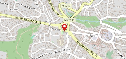 Nano's Vence sur la carte