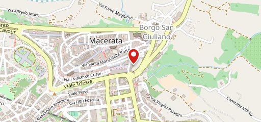 Napoli's Macerata sulla mappa