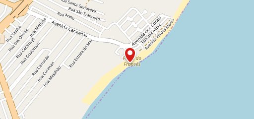 Nareia Beach Bar en el mapa