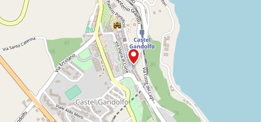 Negativo Castel Gandolfo sulla mappa