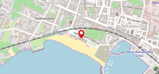 Nettuno Lounge Beach sur la carte