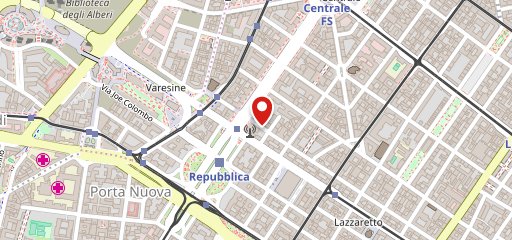 Nhero Milano sur la carte