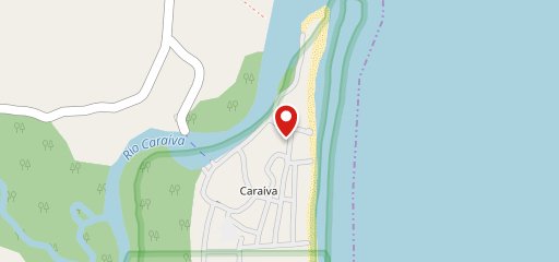 Nhoqueria Caraíva no mapa