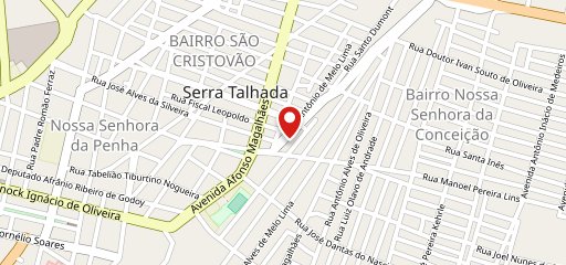 Nicolas esfiharia e pizzaria no mapa