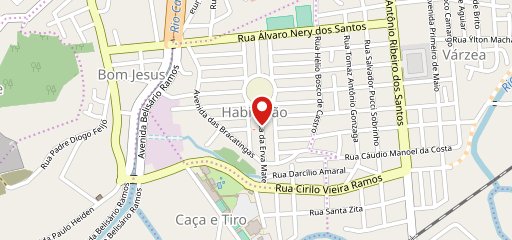 Ninhos lanches no mapa