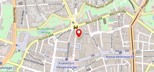 NIO House Frankfurt sur la carte