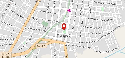 Lanchonete Nívea Cookiteria no mapa