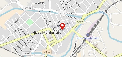 Nizza Caffe sulla mappa