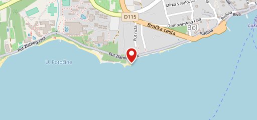 NOA beach bar & restaurant sur la carte