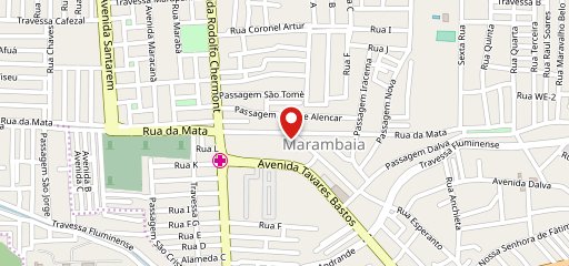 Nonata's Pizza no mapa