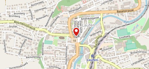 NooN Cafe Laufen sulla mappa