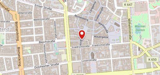 NORDSEE Wiesbaden Kirchgasse sur la carte