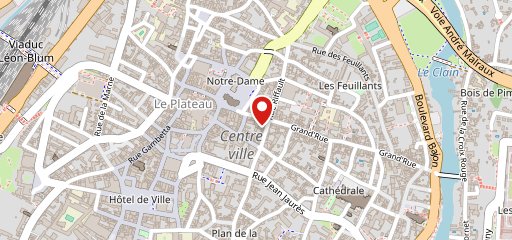 Notre Dame de Pique Poitiers sur la carte