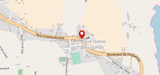 Notre Dame Pizza sur la carte