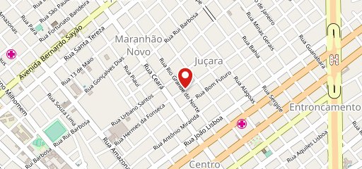 Notus cafe no mapa