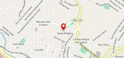 Pizzaria Nova Geração no mapa