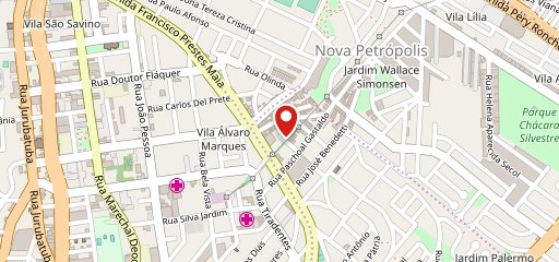 Nova Miami no mapa