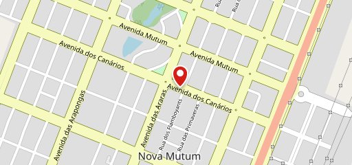 Nova mutum -MT no mapa