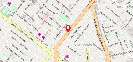 Novo Sushi Bar no mapa