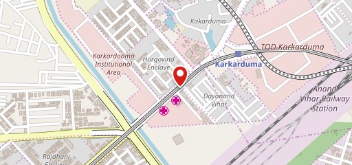 NutrioBox , Karkardooma on map