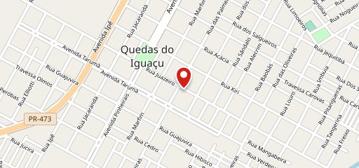 O Bar Cachaçaria no mapa