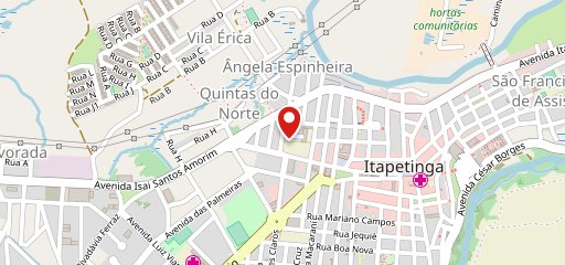 O Beco Pizzaria Delivery Itapetinga no mapa