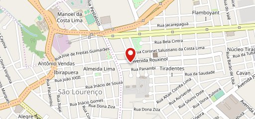 O Caipira Restaurante no mapa