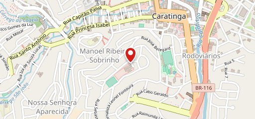 O Escritório Bar Bar em Caratinga no mapa