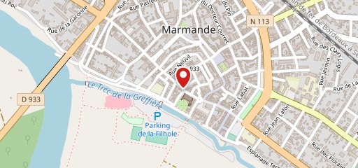 O naan marmande sur la carte