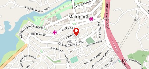 O Nordestino Bar no mapa